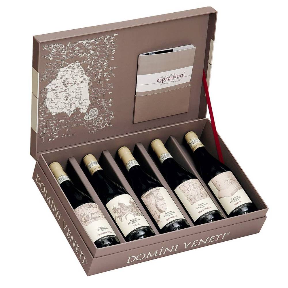 Espressioni Domìni Veneti - 5 Premium Amarone - 2011 im Geschenkset - Weinagentur BELY