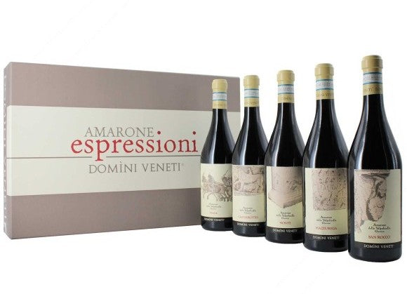 Espressioni Domìni Veneti - 5 Premium Amarone - 2011 im Geschenkset - Weinagentur BELY