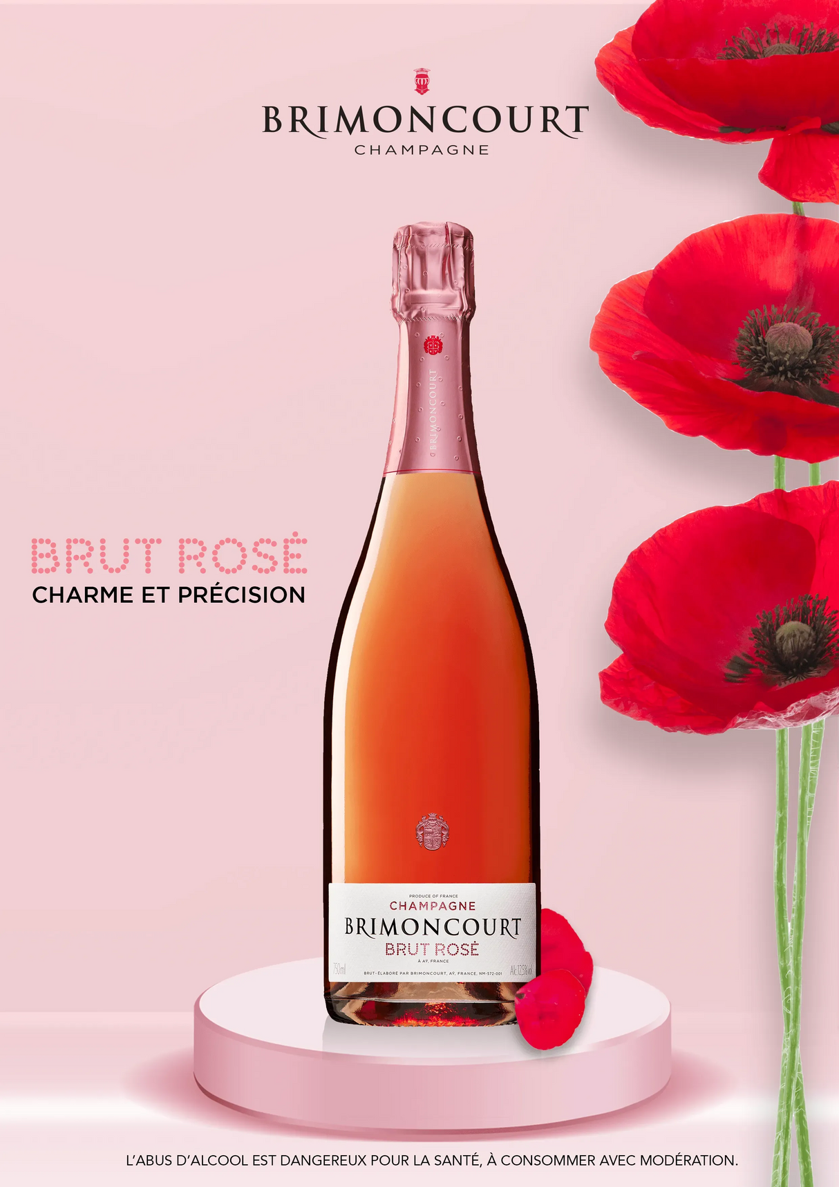 Champagne BRIMONCOURT - Brut Rosé - Weinagentur BELY - Home of Fine Wines