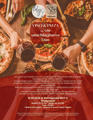 Vino e Pizza - 01.06.2024 - Weinagentur BELY - Home of Fine Wines